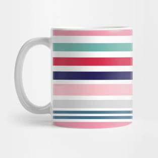 Colorful horizontal stripes Mug